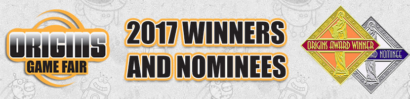 Origins 2017 Winners and Nominees
