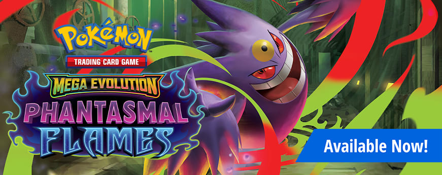 Pokemon Mega Evolution: Phantasmal Flames available now!