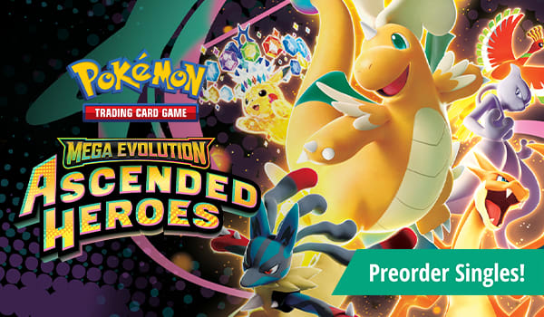 Preorder Pokemon Mega Evolution: Ascended Heroes singles today!