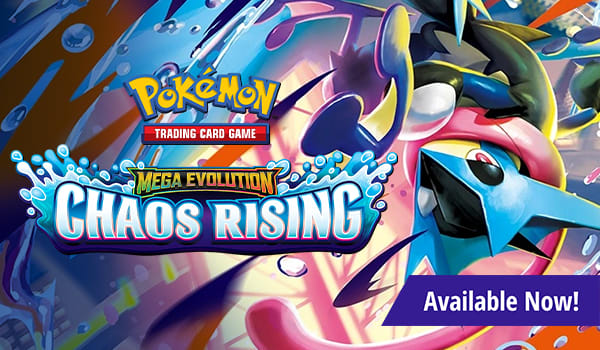Pokemon Mega Evolution: Chaos Rising is available now!
