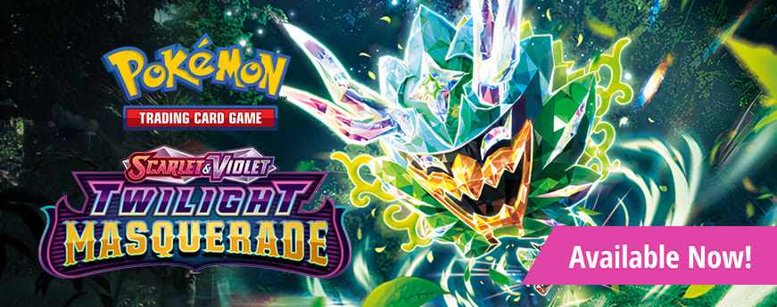 Pokemon Scarlet and Violet: Twilight Masquerade available now!