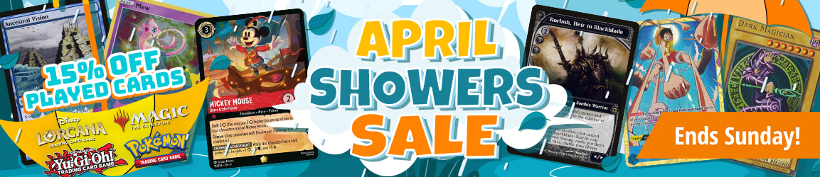 April Showers Sale ends Sunday!
