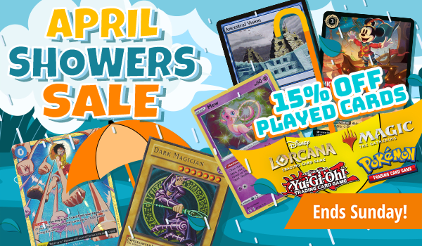 April Showers Sale ends Sunday!