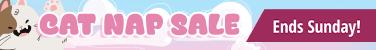 Cat Nap Sale ends Sunday!