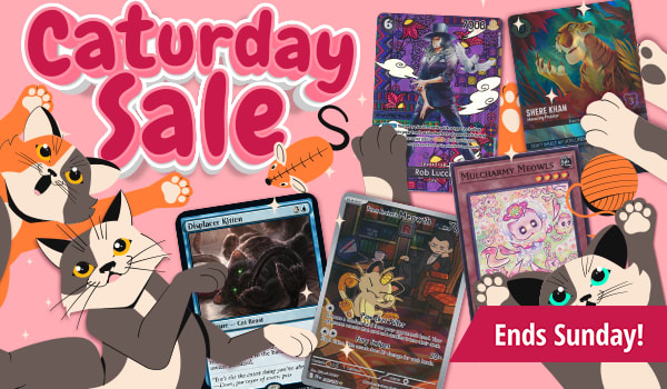 Caturday Sale ends Sunday!