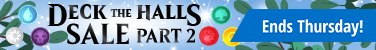 Deck the Halls Sale: Blue ends Thursday!