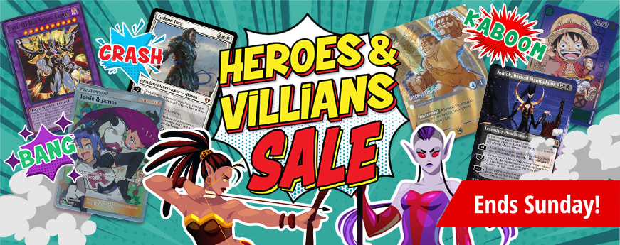 Heroes and Villians Sale ends Sunday!