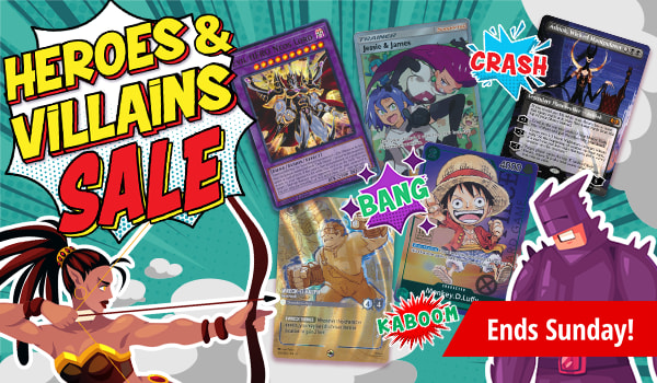 Heroes and Villains Sale ends Sunday!