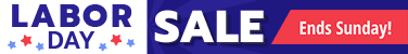 Labor Day Sale ends Sunday!