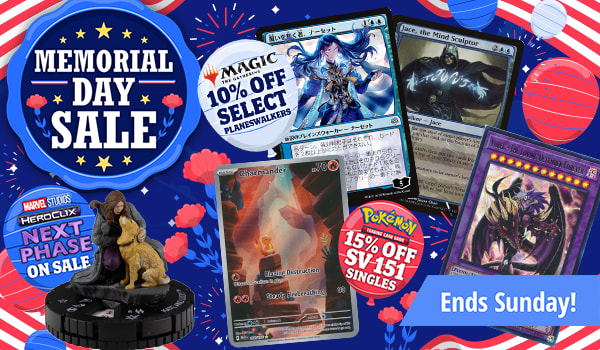 Memorial Day Sale ends Sunday!