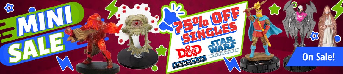 Mini Sale singles are on sale for 75% off now!