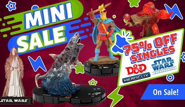 Mini Sale singles are on sale for 75% off now!