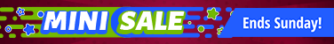 Mini Sale singles are 75% off and ends Sunday!
