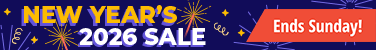 New Years 2026 Sale ends Sunday!