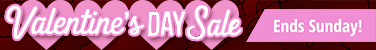 Valentine's Day Sale ends Sunday!
