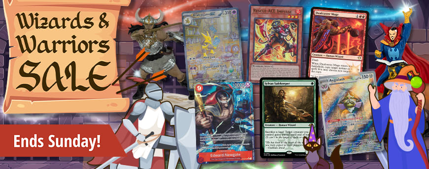 Wizards & Warriors Sale ends Sunday!