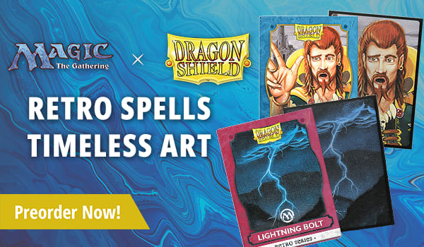 Preorder Dragon Shield Sleeves: Brushed Art - MTG Retro Series today!