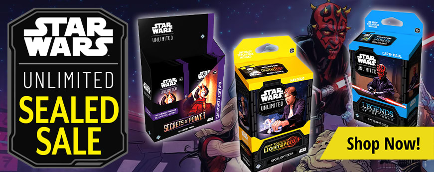Shop the Star Wars: Unlimited Sealed Sale now!