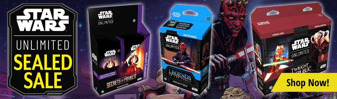 Shop the Star Wars: Unlimited Sealed Sale now!