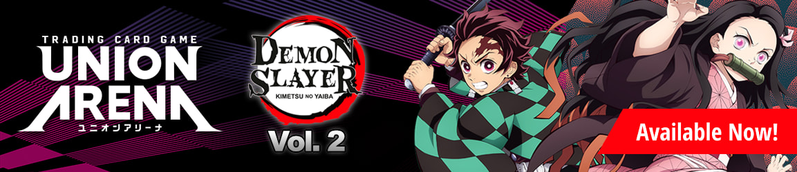 Union Arena Card Game Demon Slayer Volume available now!