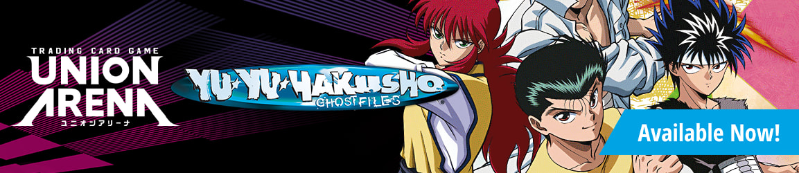 Union Arena Card Game Yu Yu Hakusho: Ghost Files available now!