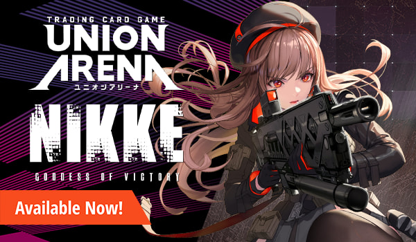 Union Arena Card Game Goddess of Victory: NIKKE available now!