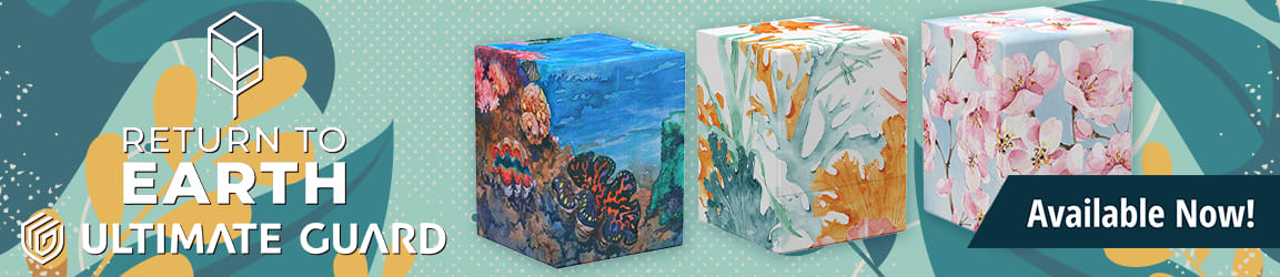 Ultimate Guard: Return to Earth Boulder Deck Boxes available now!
