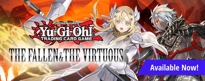 Yu-Gi-Oh! The Fallen And The Virtuous available now!