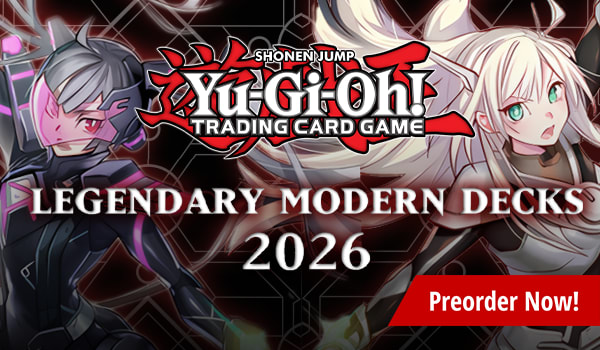 Preorder Yu-Gi-Oh! Legendary Modern 2026 Decks Box Set today!