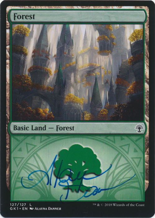 Forest (Guild Kit: Selesnya) Signed by Alayna Danner