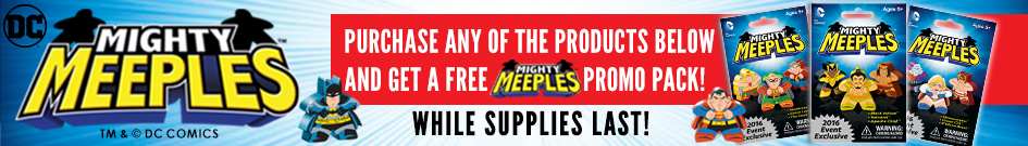 Mighty Meeples Promotion with Cryptozoic