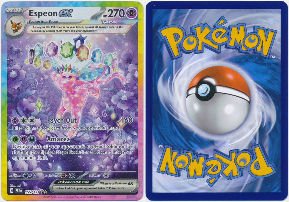 Unique image for Espeon ex (Alt Full Art) - 155/131