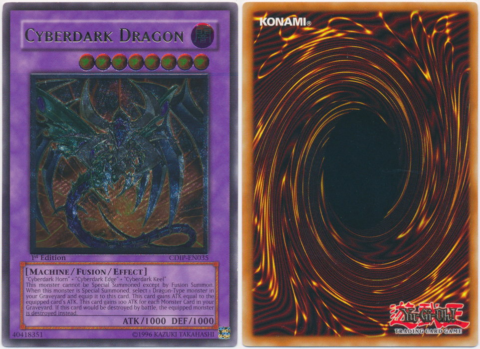 Unique image for Cyberdark Dragon (Ultimate Rare)