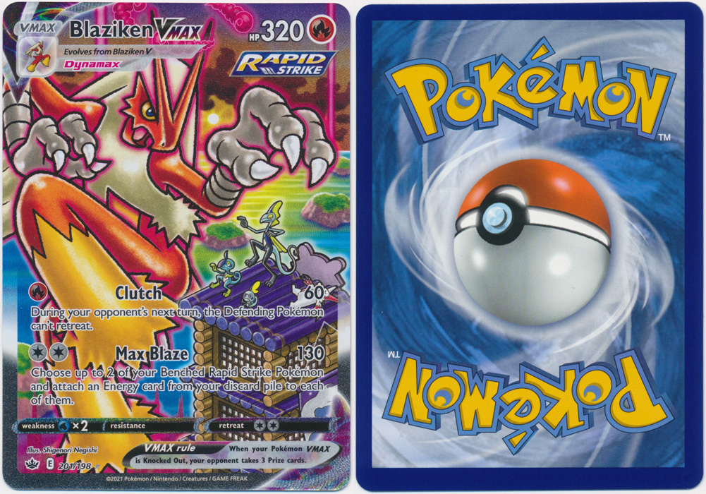 Unique image for Blaziken VMAX (Alt Secret Rare) - 201/198