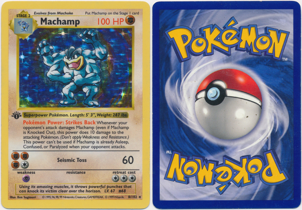 Unique image for Machamp - 8/102