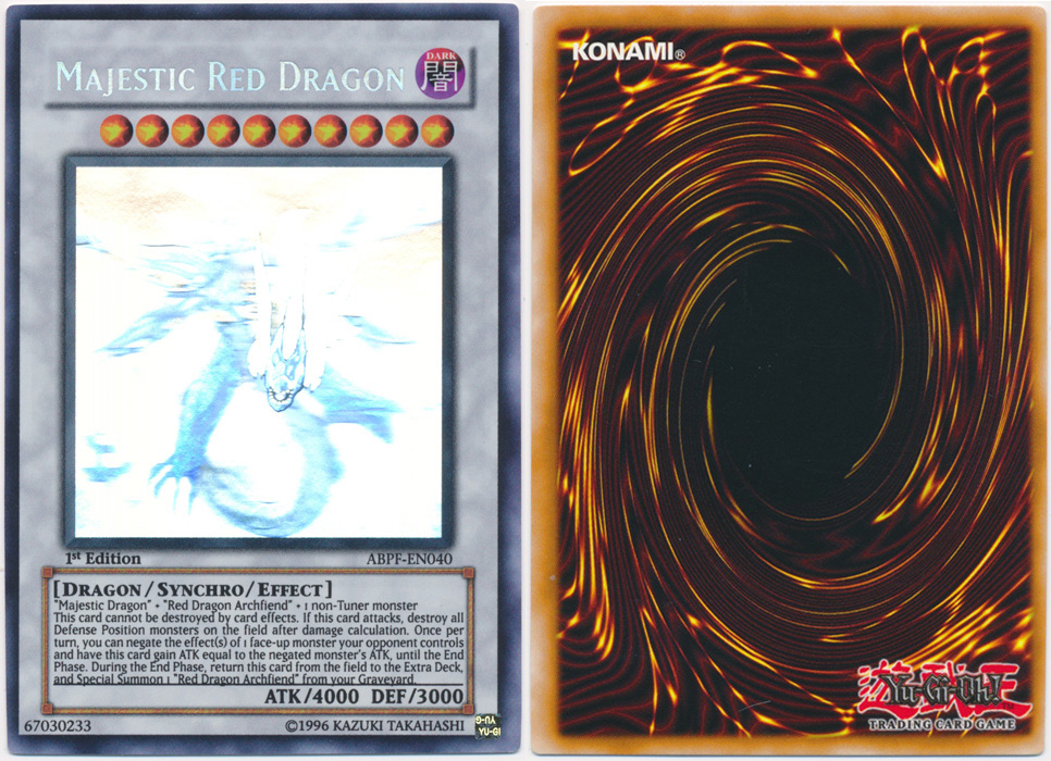 Unique image for Majestic Red Dragon (Ghost Rare)