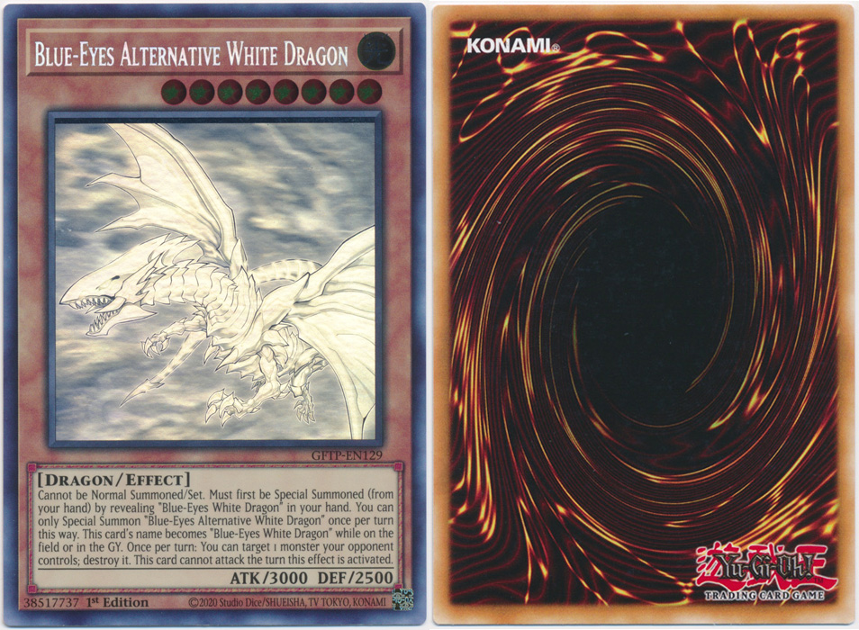 Unique image for Blue-Eyes Alternative White Dragon