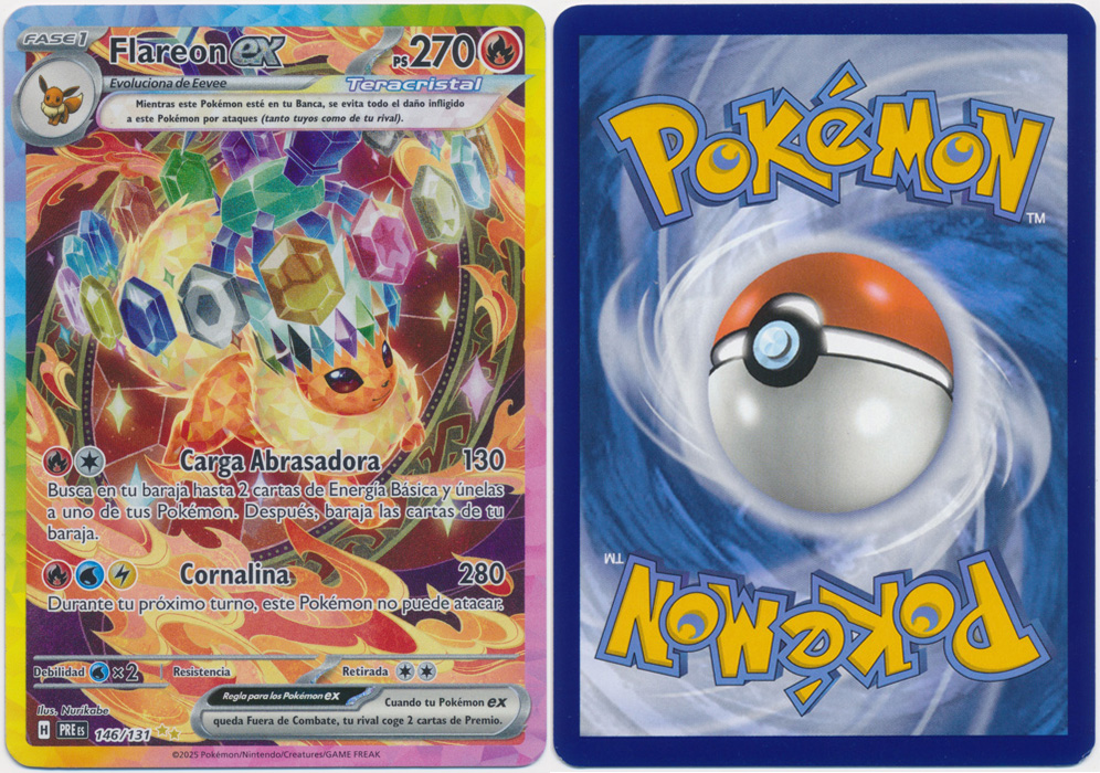 Unique image for Flareon ex (Alt Full Art) - 146/131
