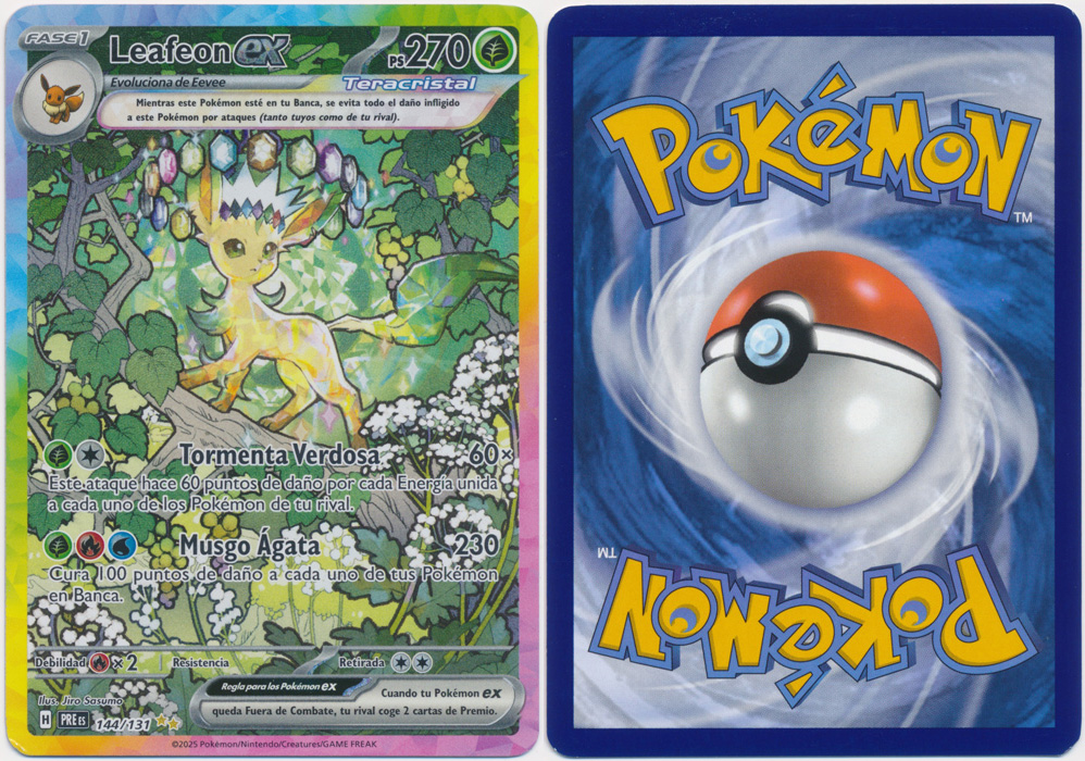 Unique image for Leafeon ex (Alt Full Art) - 144/131