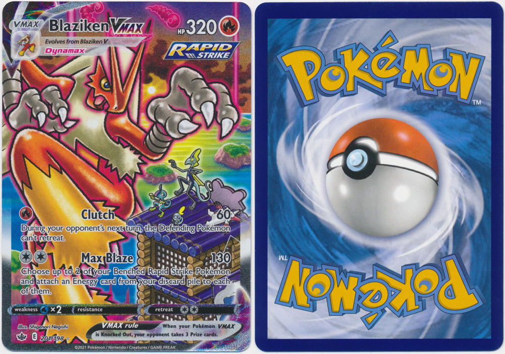 Unique image for Blaziken VMAX (Alt Secret Rare) - 201/198