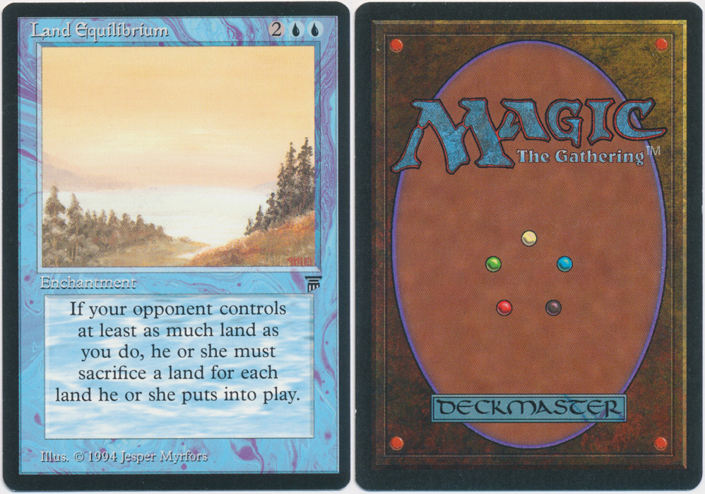 Unique image for Land Equilibrium