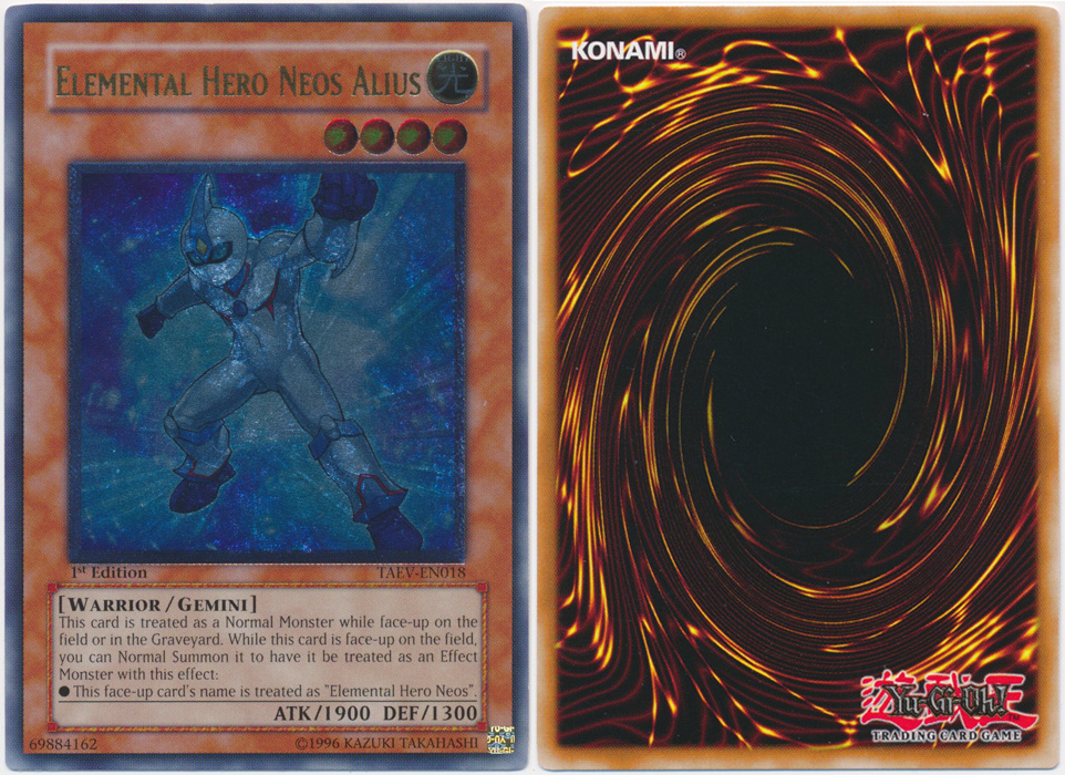 Unique image for Elemental Hero Neos Alius (Ultimate Rare)