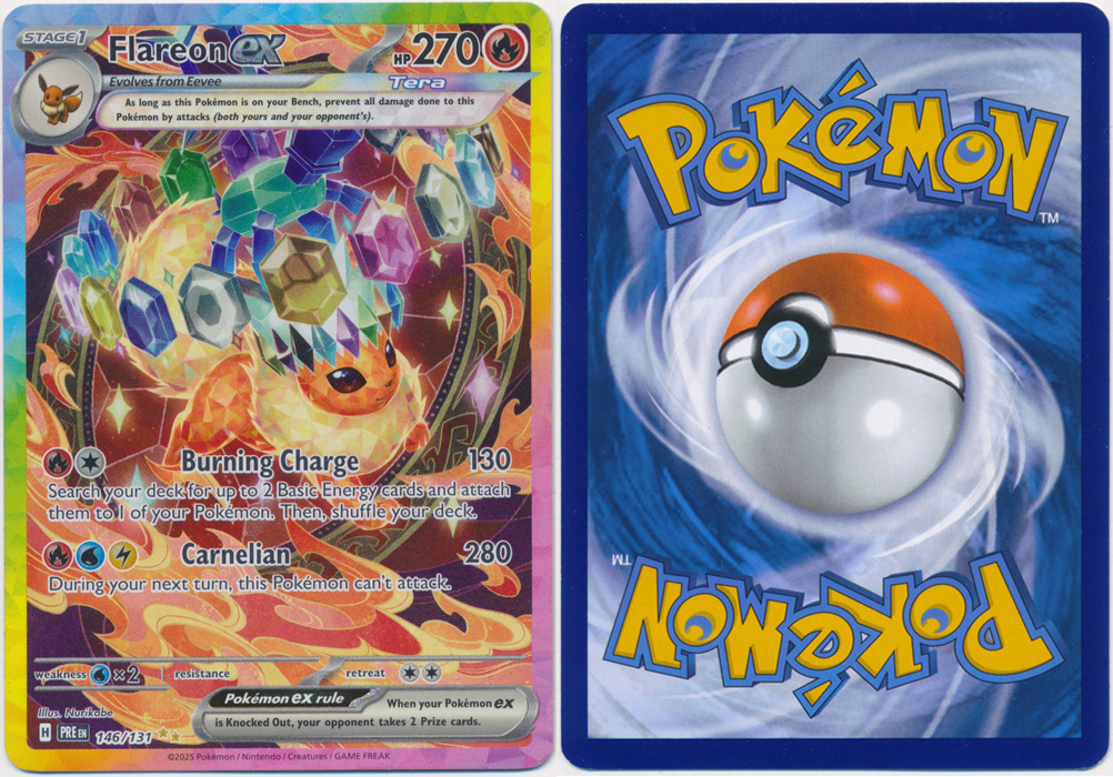 Unique image for Flareon ex (Alt Full Art) - 146/131