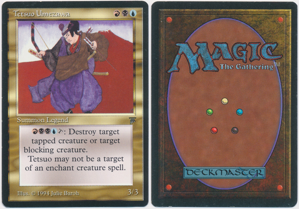MTG Tetsuo Umezawa 英語版　レジェンド　LEG MTG 美品 Tetsuo Umezawa 梅澤テツオ 英語 レジェンド LEG