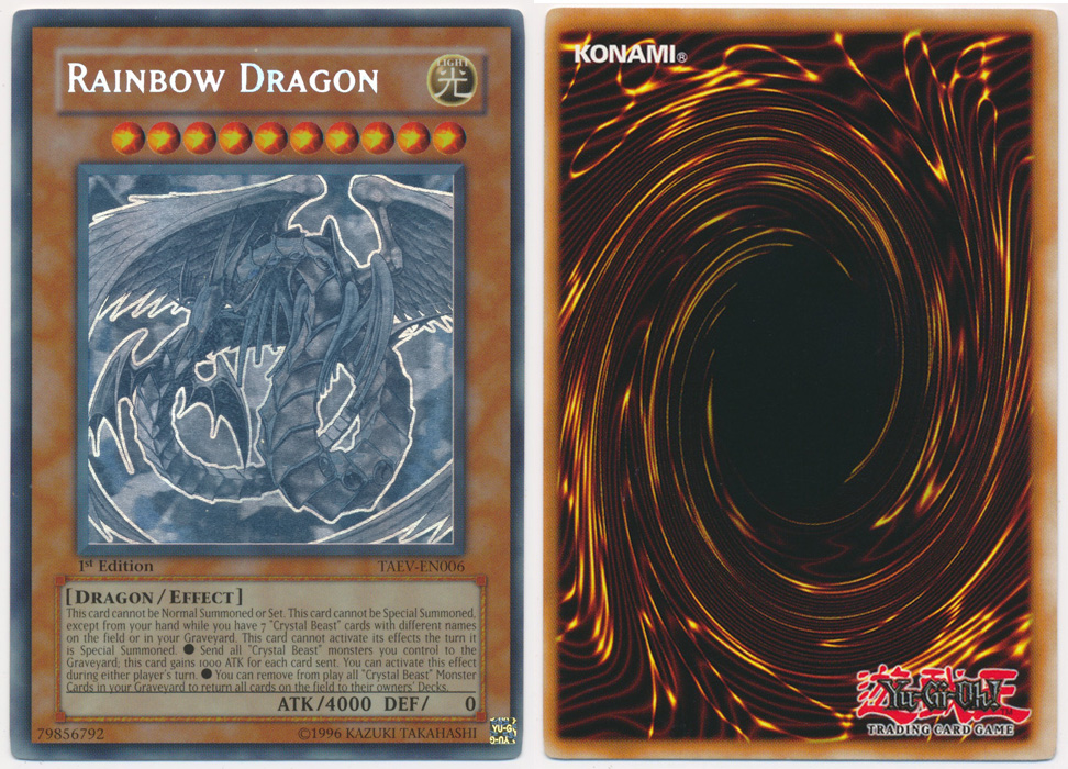 Unique image for Rainbow Dragon (Ghost Rare)