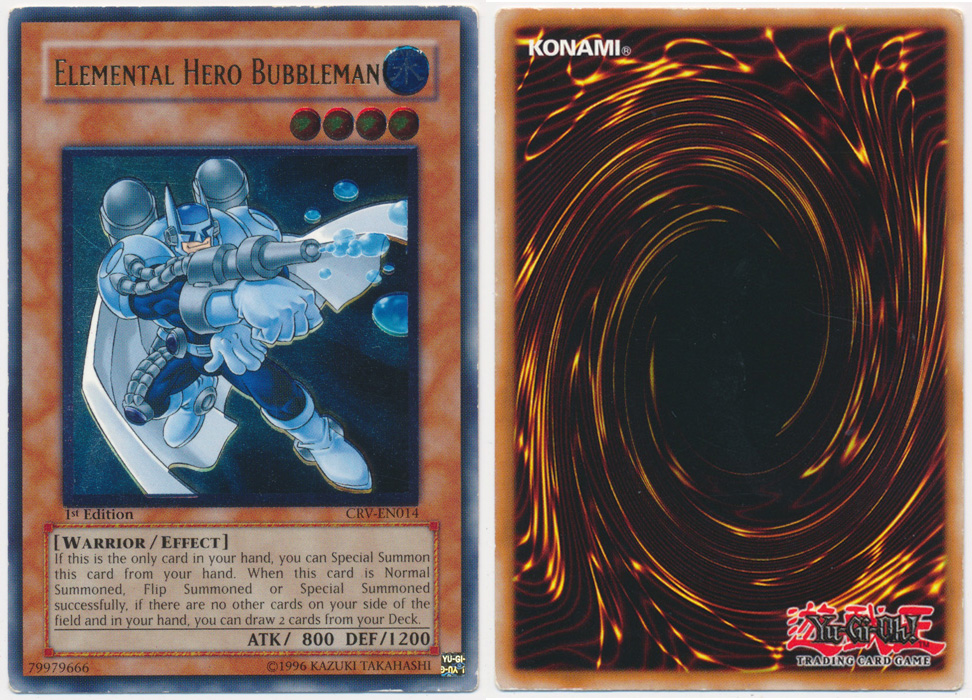 Unique image for Elemental Hero Bubbleman (Ultimate Rare)