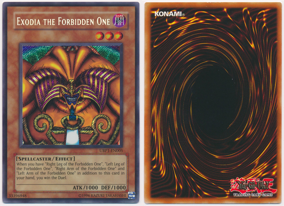 Unique image for Exodia the Forbidden One