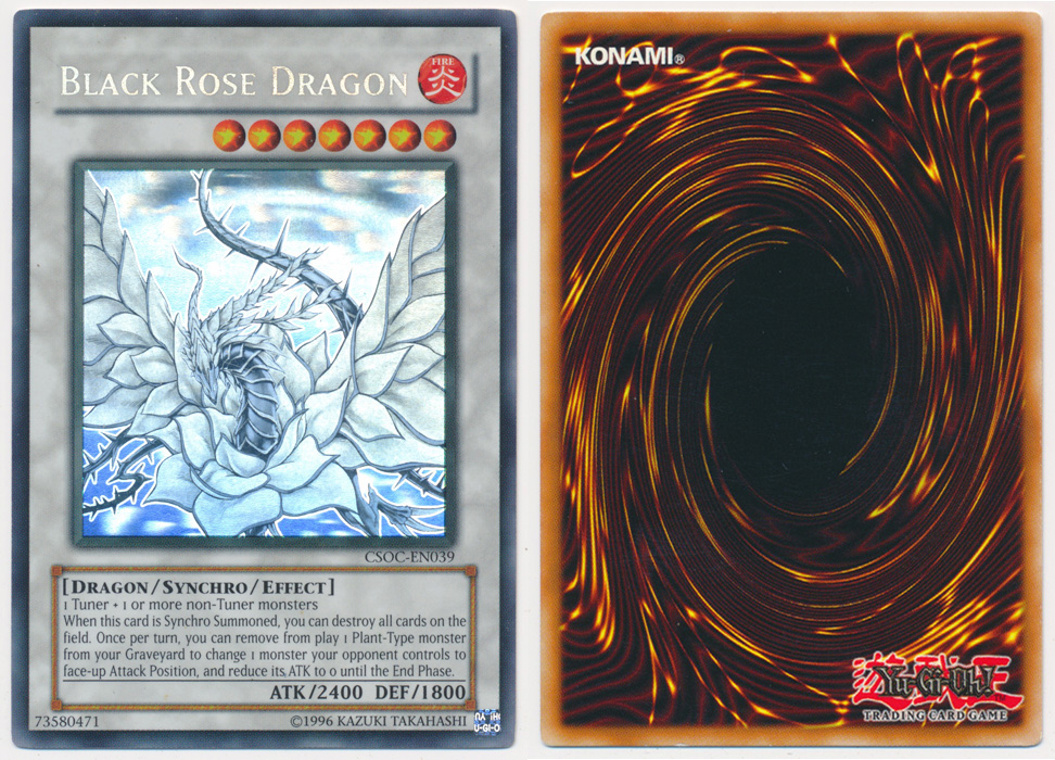 Unique image for Black Rose Dragon (Ghost Rare)