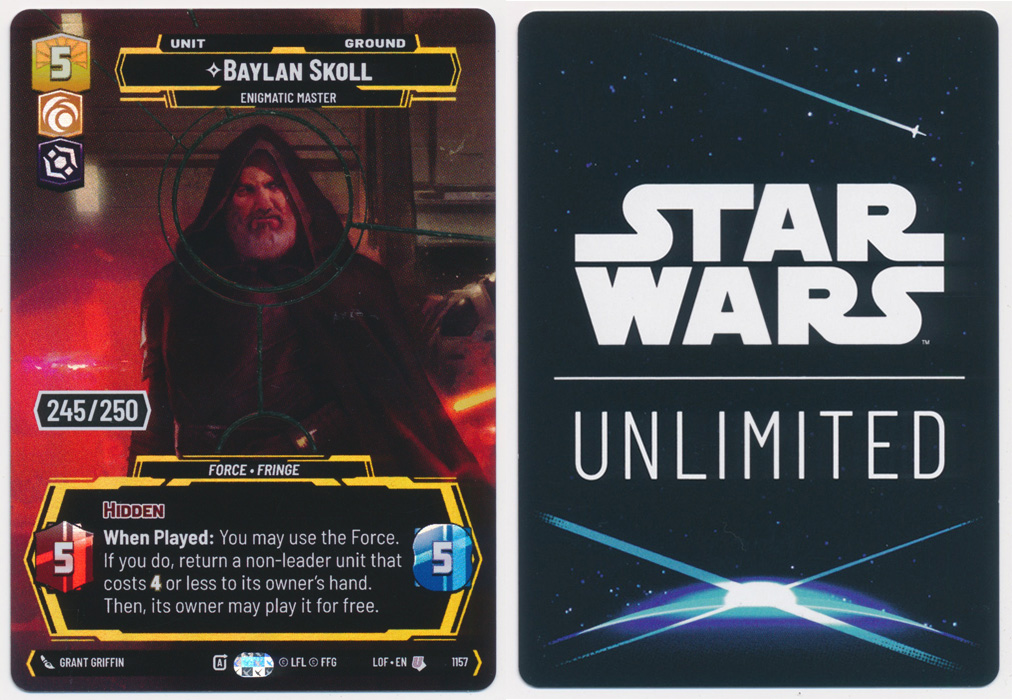 Unique image for Baylan Skoll - Enigmatic Master (Serialized Prestige)