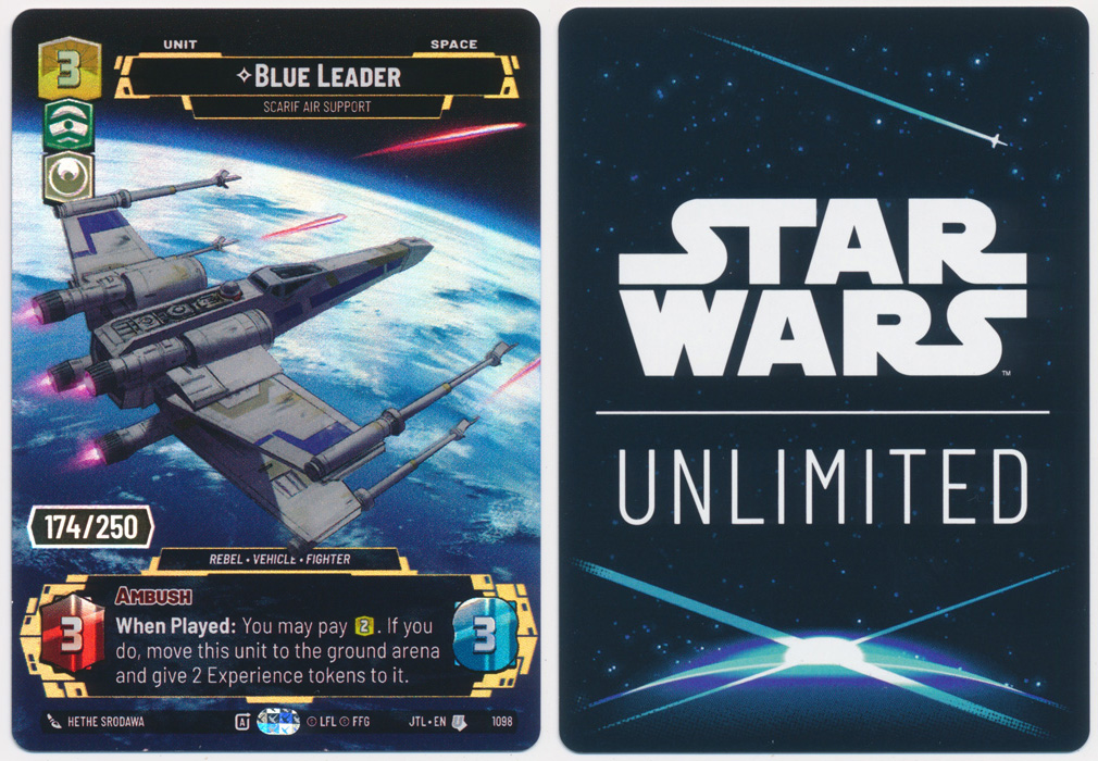 Unique image for Blue Leader - Scarif Air Support (Serialized)